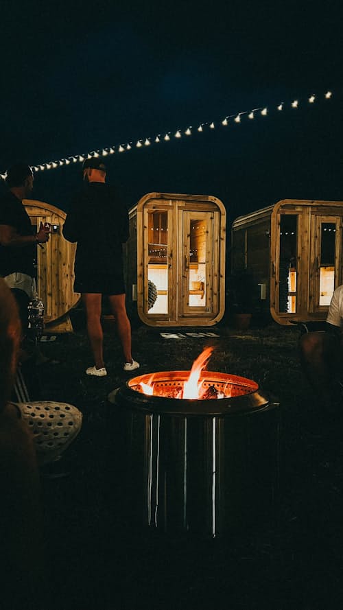 lifestyle image of The Charlie Cabin Sauna