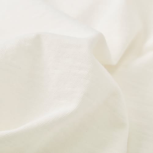 laydown image of Slub Curved Hem T-Shirt