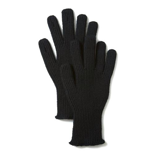 laydown image of Merino Knit Gloves