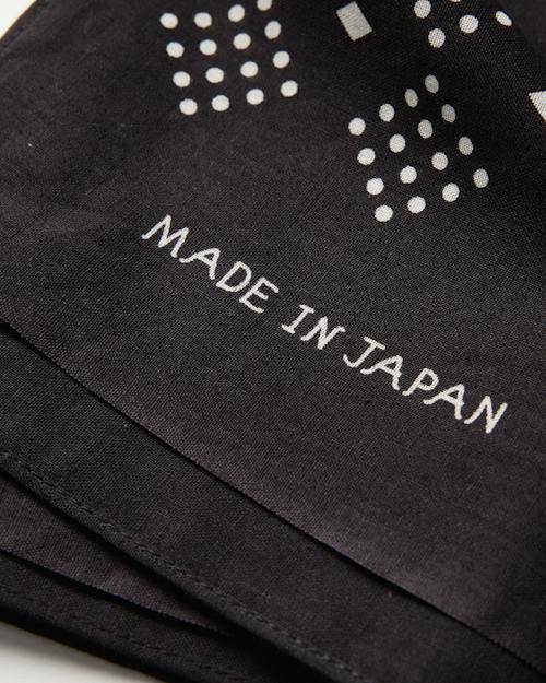 laydown detail image of Indigo Discharge Bandana