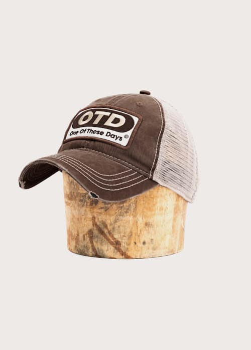 no crop image of OTD Distressed Canvas Trucker