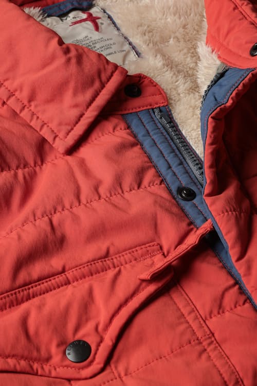 laydown detail image of Quilted Superfleece Jacket