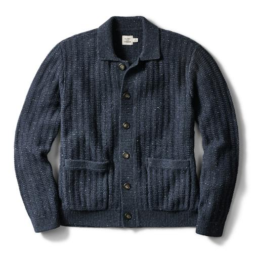 laydown image of Recycled Cotton Headlands Full Button Cardigan