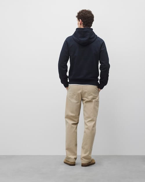 on model image of Midweight Terry Standard Hoodie
