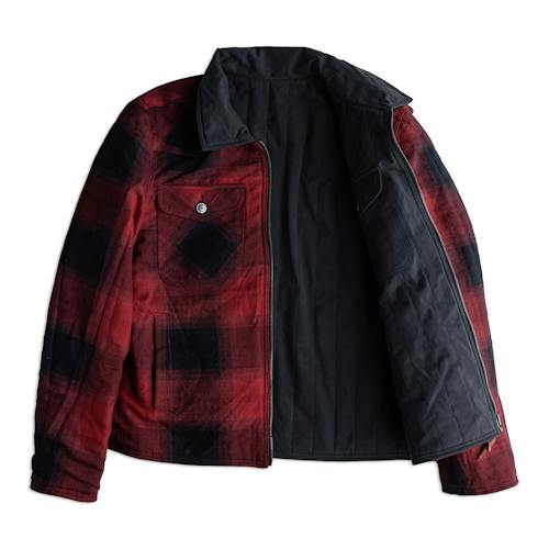 laydown image of Redwood Reversible Trucker Jacket