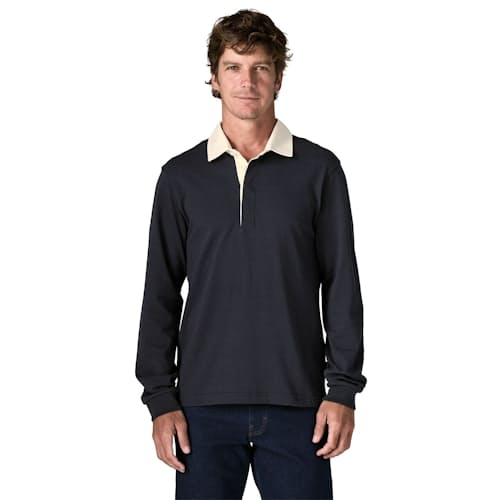 on model image of Long-Sleeved Rugby Shirt