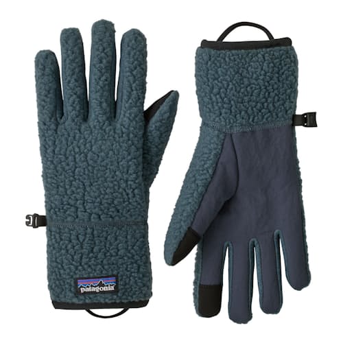 laydown image of Retro Pile Gloves