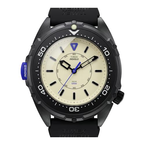 laydown image of Timex x Dimepiece Intrepid Reissue