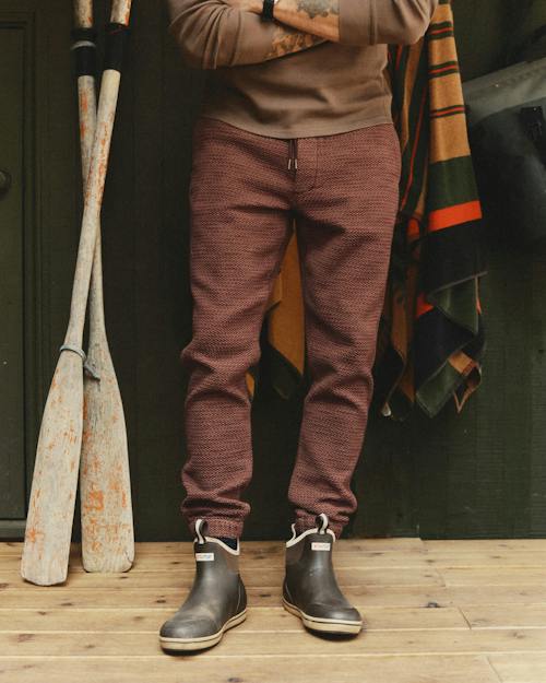lifestyle image of The Apres Sashiko Pant