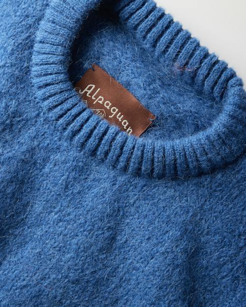 laydown detail image of Shaggy Alpaguan Crewneck