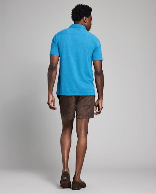 on model image of Treme Short Sleeve Shirt
