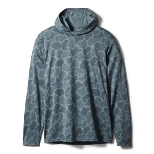laydown image of Airtex Long Sleeve Hooded Shirt