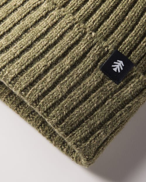 laydown detail image of Japanese Rib Knit Beanie