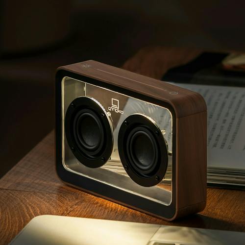 lifestyle image of Mage See-Through Speaker