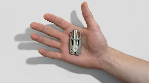 on model image of Little Scissors (Right Hand)