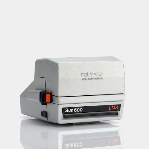 no crop image of Vintage Refurbished Polaroid 600 Sun600 LMS Instant Film Camera