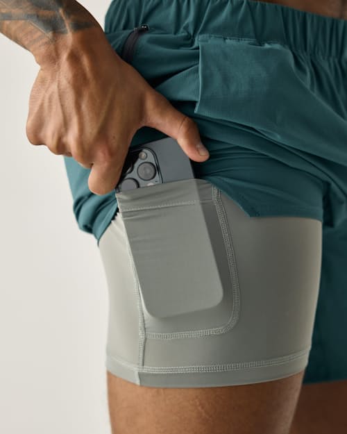 on model image of Sevens Sport Short Lined - 7"