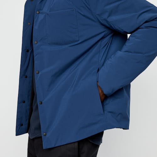 laydown image of Thermal Light Shirt Jacket
