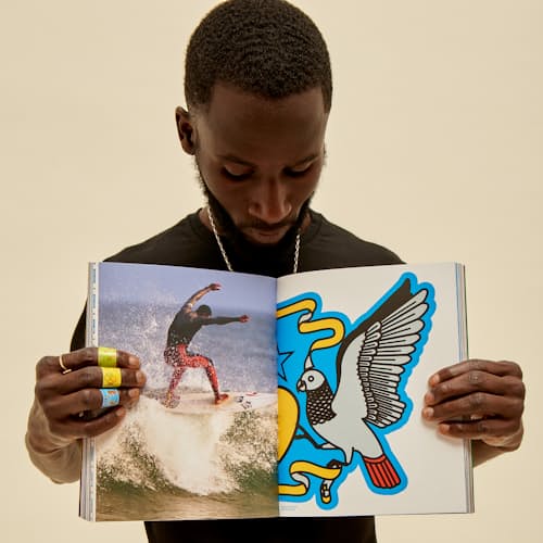 laydown image of Afro Surf Coffee Table Book