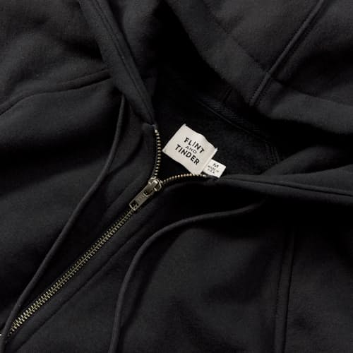 laydown detail image of 10-Year Full Zip Hoodie