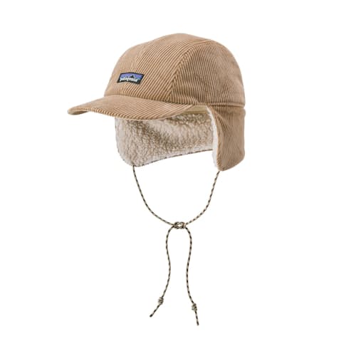 laydown image of Corduroy Ear Flap Hat
