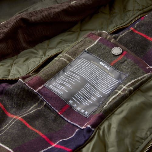 laydown detail image of Ogston Wax Jacket