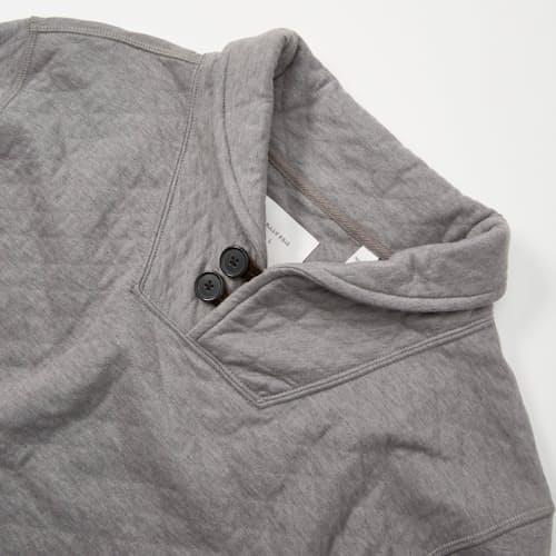 laydown image of Diamond Quilt Shawl Sweater