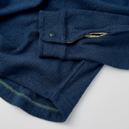 laydown image of Terry Snap Shirt
