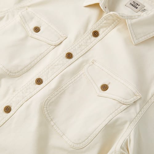 laydown image of Stretch Canvas Expedition Shirt