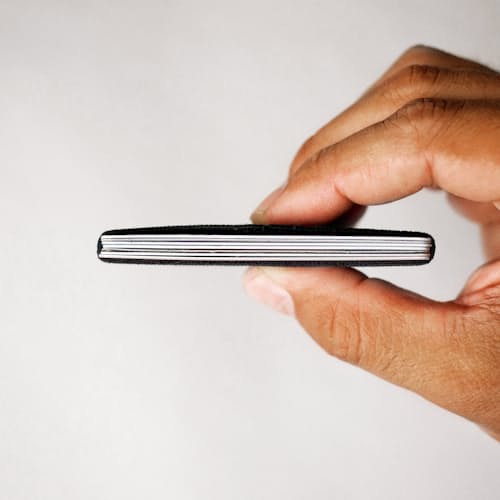 laydown image of Slim 1 Elastic Wallet
