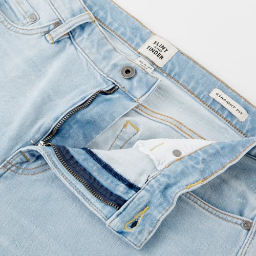 laydown image of Everyday Stretch Denim - Straight