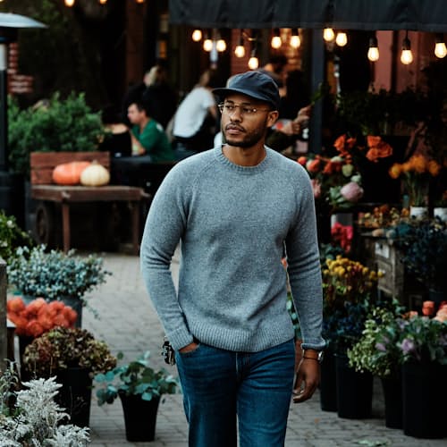lifestyle image of Waxed Canvas 6-Panel Hat