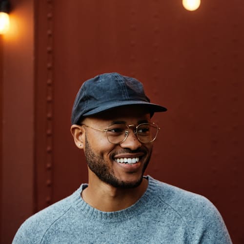 lifestyle image of Waxed Canvas 6-Panel Hat