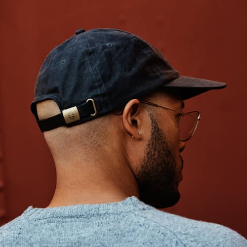 lifestyle image of Waxed Canvas 6-Panel Hat