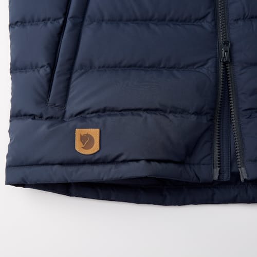 laydown image of Greenland Down Liner Vest M