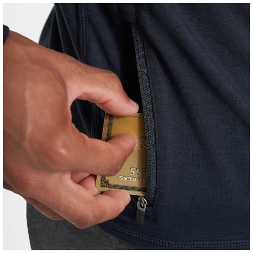 on model image of Ease Performance Half Zip