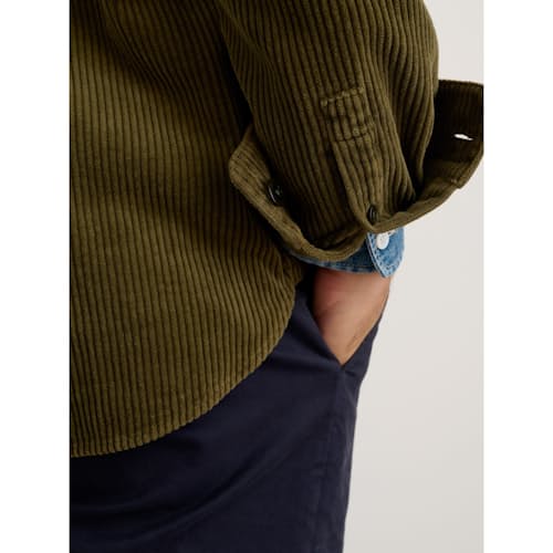 laydown image of Rugged Corduroy Easy Shirt
