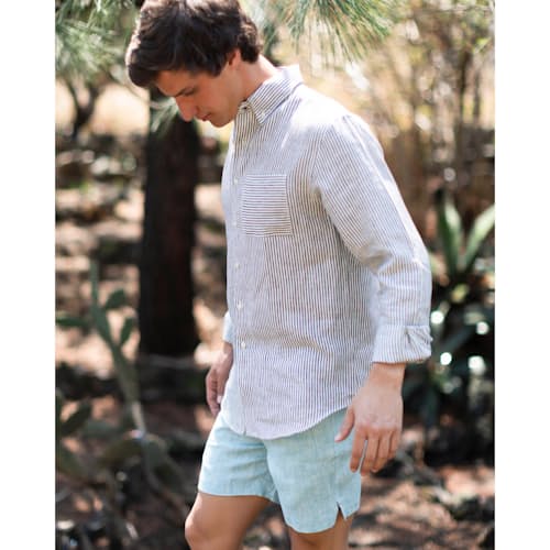 lifestyle image of Playa Linen Shirt