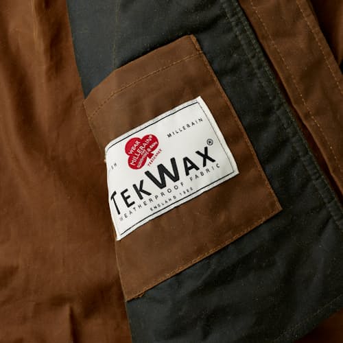 laydown detail image of The Bighorn Waxed Shirt Jacket