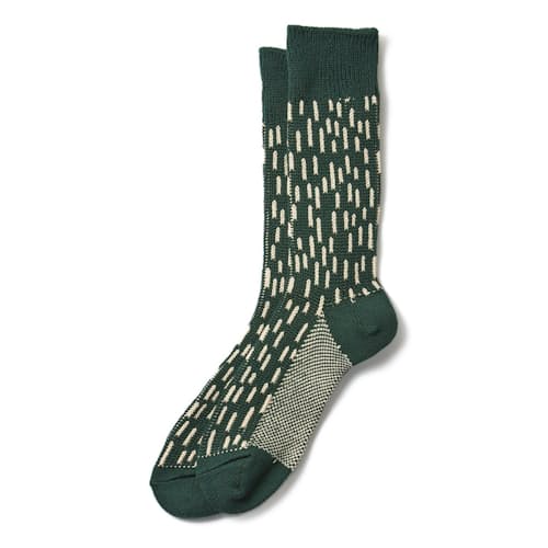 laydown image of Rain Drop Crew Socks