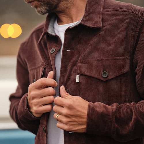 laydown image of Longrider Overshirt