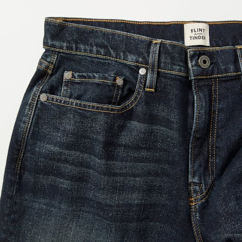 lifestyle image of All-American Stretch Denim - Relaxed Straight