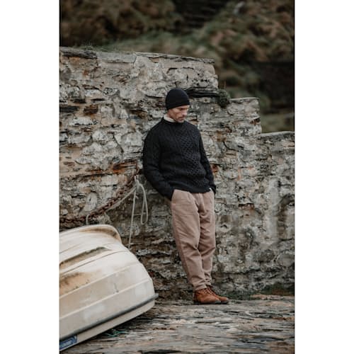laydown image of Hudson Aran Jumper