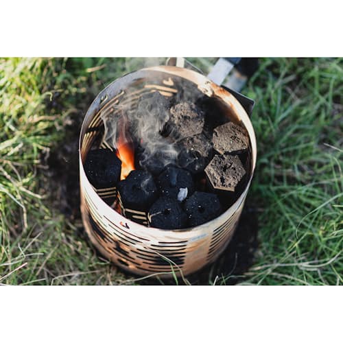 laydown image of Fire 100% All-Natural Charcoal
