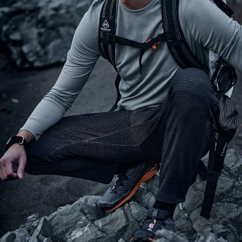 lifestyle image of Grid Fleece Joggers