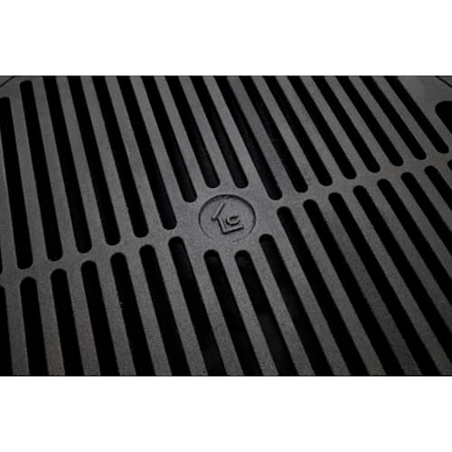 laydown image of Cast-Iron Fire Pit & Grill