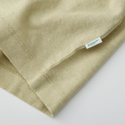 lifestyle image of Brosnan Hemp Short Sleeve Henley
