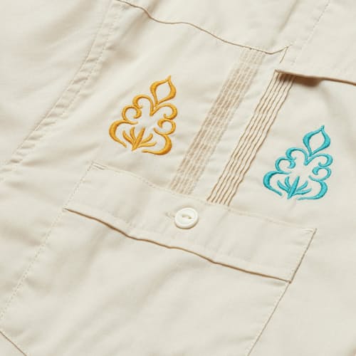laydown image of Guayabera Shirt