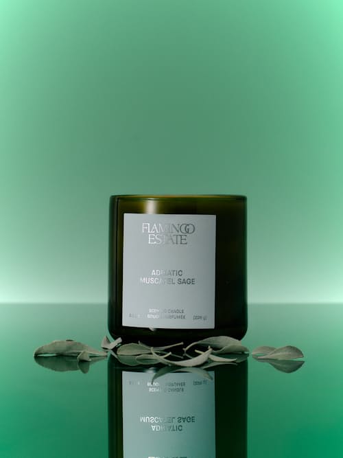 lifestyle image of Adriatic Muscatel Sage Candle