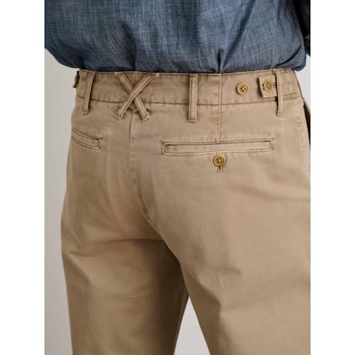 lifestyle image of Vintage Washed Straight Leg Chino Pant